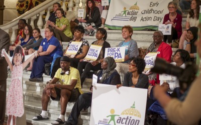 Early Childhood Action Day Draws Advocates Rallying for Pre-K; Gov. Wolf Addresses Energetic Crowd