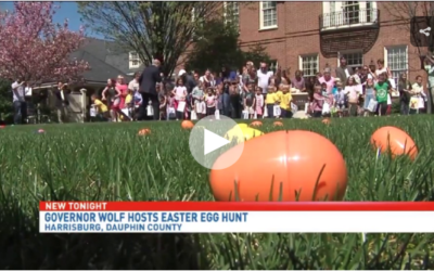 CBS 21: Gov. Wolf and First Lady Host Easter Egg Hunt